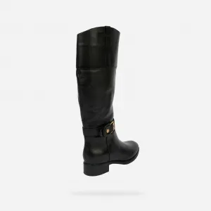 Black Women's Boots Geox Felicity NP ABX - Women's