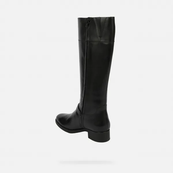 Black Women's Geox Felicity Boots - Women's