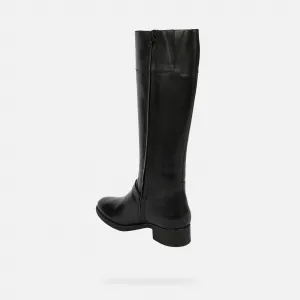 Black Women's Geox Felicity Boots - Women's
