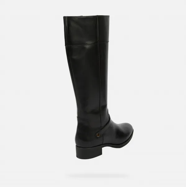 Black Women's Geox Felicity Boots - Women's