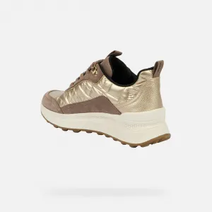 Beige women's sneakers Geox Spherica Actif X2 - Women's