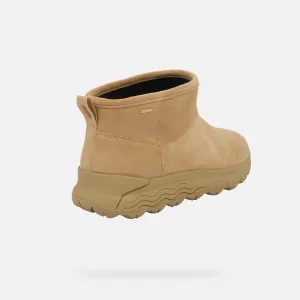 Beige Geox Spherica 4x4 B ABX Women's Ankle Boots - Ladies