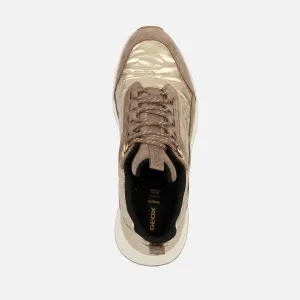 Beige women's sneakers Geox Spherica Actif X2 - Women's