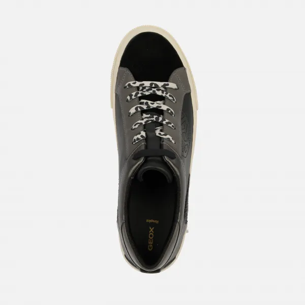 Black Women's Geox Emmeleny Sneakers - Women's