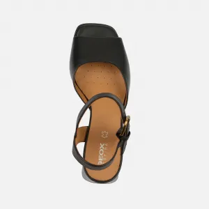 Black Women's Sandals Geox Soledea - Women's