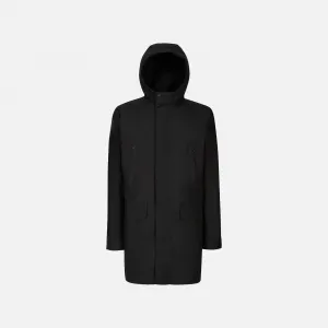 Black Men's Parka Geox Anyweco - Men's