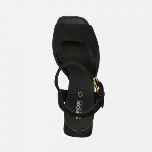 Black Women's Sandals Geox Soledea - Women's