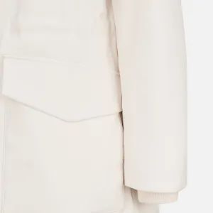 Cream Women's Quilted Jacket Geox Spherica - Women's