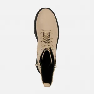 Beige Geox Spherica EC7 Women's Ankle Boots - Ladies