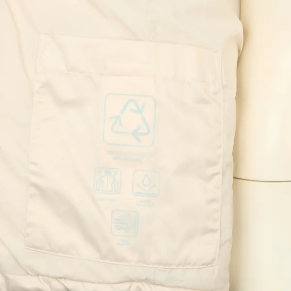 Women's Cream Quilted Jacket Geox Zosma - Women's
