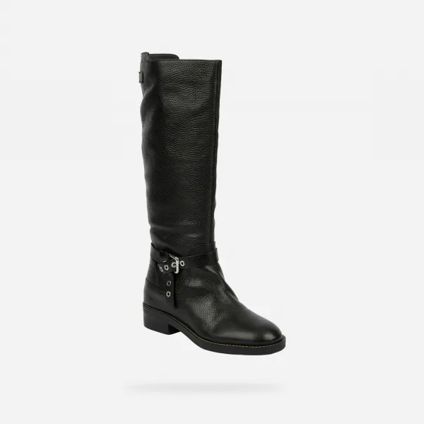 Black Women's Geox Larysse Boots - Women's