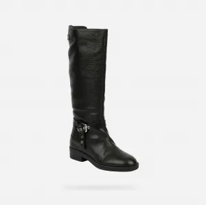 Black Women's Geox Larysse Boots - Women's