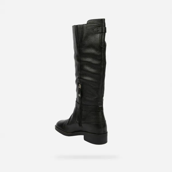 Black Women's Geox Larysse Boots - Women's