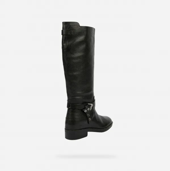 Black Women's Geox Larysse Boots - Women's