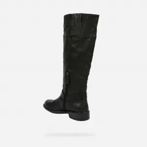 Black Women's Geox Catria Boots - Women's
