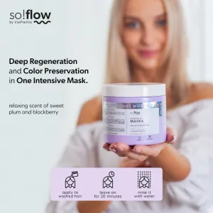 so!flow Coloured Hair Revitalizing Mask intenzívna revitalizačná maska pre farbené vlasy 400 ml