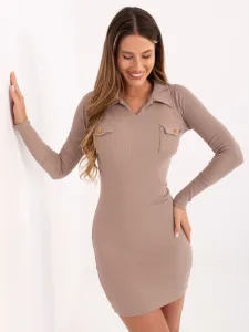 Dress-RV-SK-7435.38-dark beige