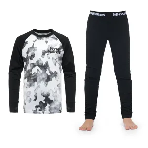 HORSEFEATHERS Detský termo set Matar - arctic camo BLACK velikost XS