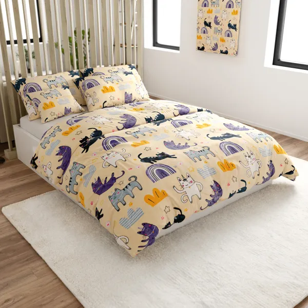 Obliečky mikroplyš PURRSLEEP béžové Rozmer obliečok: 2 ks 70 x 90 cm | 200 x 220 cm