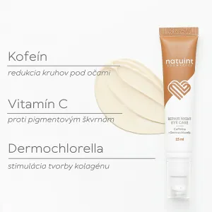 Natuint cosmetics - Výživný očný krém s kofeínom - nočný
