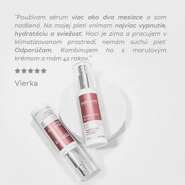 Natuint cosmetics - Sérum proti vráskam s kyselinou hyalurónovou