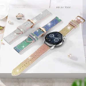BStrap Glitter remienok na Xiaomi Amazfit GTR Mini, silver yellow