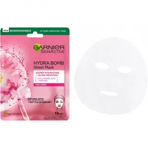 Garnier Skin Naturals Hydra Bomb plátenná maska s rozjasňujúcim účinkom 28 g