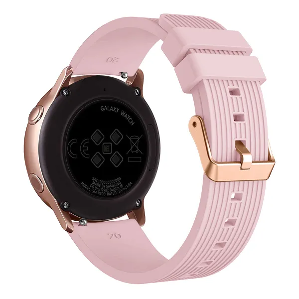 BStrap Silicone Line (Small) remienok na Garmin Vivoactive 5, pink