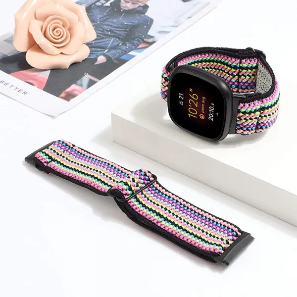 BStrap Pattern remienok na Garmin Vivoactive 4, rainbow (SSG041C0205)