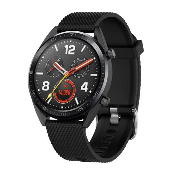 BStrap Silicone Bredon remienok na Garmin Venu 2, black (SHU001C0108)