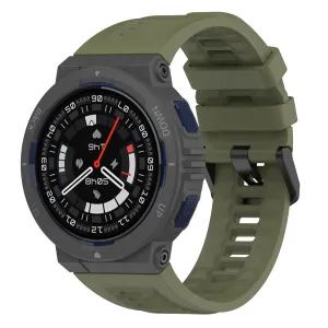 BStrap Silicone remienok na Xiaomi Amazfit Active Edge, jungle green