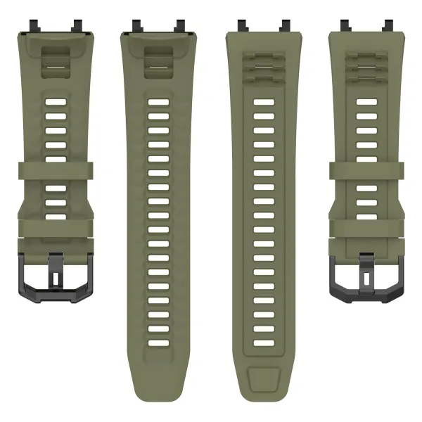 BStrap Silicone remienok na Xiaomi Amazfit Active Edge, jungle green