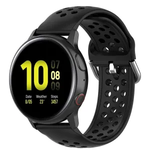 BStrap Silicone Dots remienok na Garmin Vivoactive 4, black (SSG013C0906)