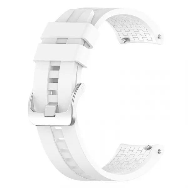 BStrap Silicone Cube remienok na Xiaomi Watch S1 Active, white (SHU004C0813)