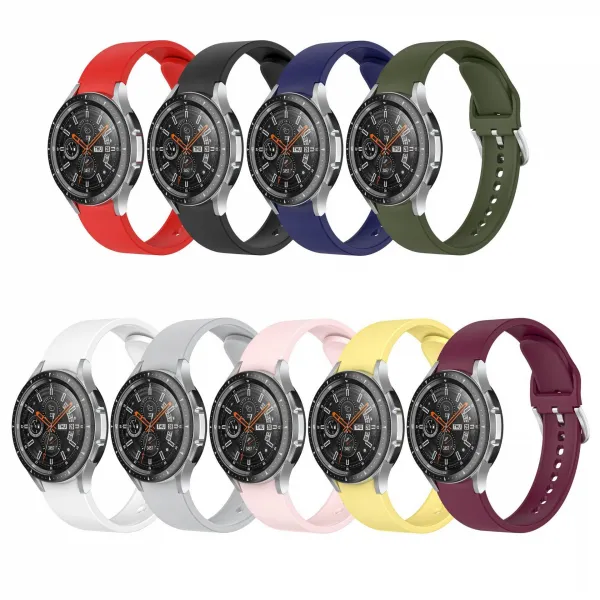 Bstrap Silicone remienok na Samsung Galaxy Watch 4 / 5 / 5 Pro / 6, gray (SSG017C07)