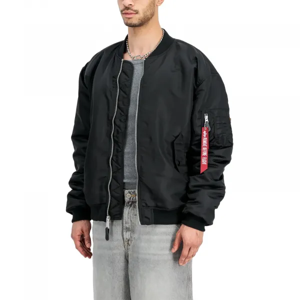 Alpha Industries MA-1 CS Bomber Jacket "Black" (136136-515-BLACK-BLA)