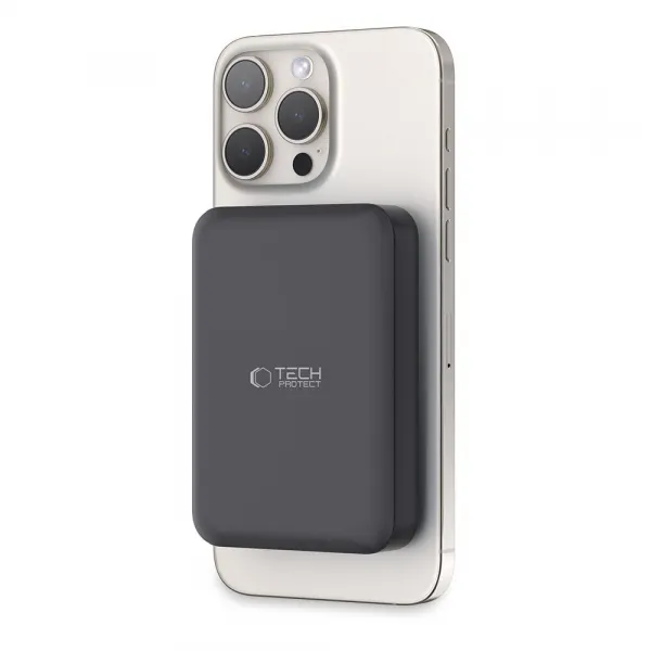 Tech-Protect PB11 LifeMag MagSafe Power Bank 10000mAh, čierne
