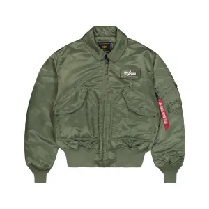Alpha Industries CWU-45 Heritage Bomber Jacket "Sage Green" (100102-01-SAGE-GREEN)