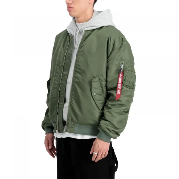 Alpha Industries MA-1 CS Bomber Jacket "Sage Green" (136136-01-SAGE-GREEN)