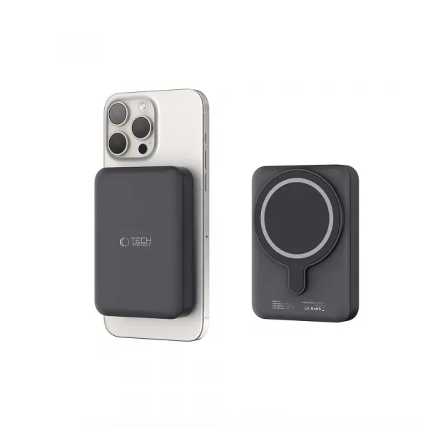 Tech-Protect PB11 LifeMag MagSafe Power Bank 10000mAh, čierne