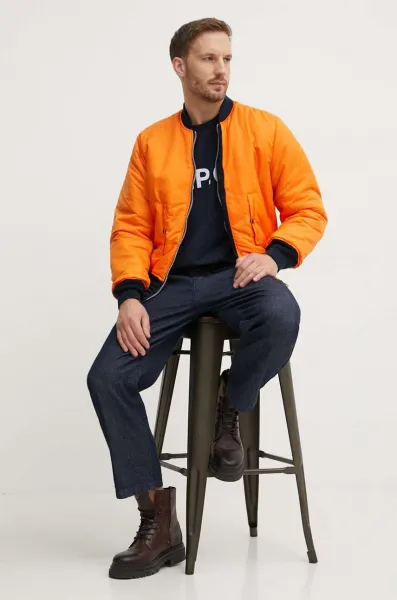 Alpha Industries MA-1 Heritage Bomber Jacket "Rep. Blue" (100101-07-REP-BLUE)