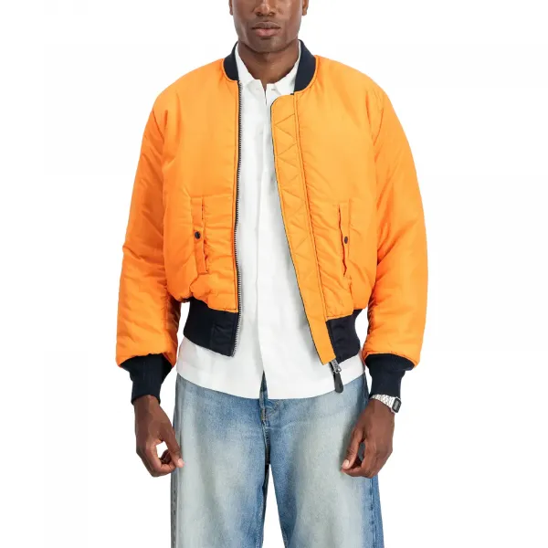 Alpha Industries MA-1 Heritage Bomber Jacket "Rep. Blue" (100101-07-REP-BLUE)