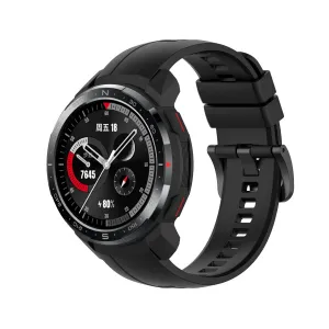 BStrap Silicone remienok na Honor Watch GS Pro, black (SHO002C01)