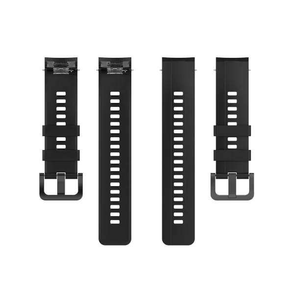 BStrap Silicone remienok na Honor Watch GS Pro, black (SHO002C01)