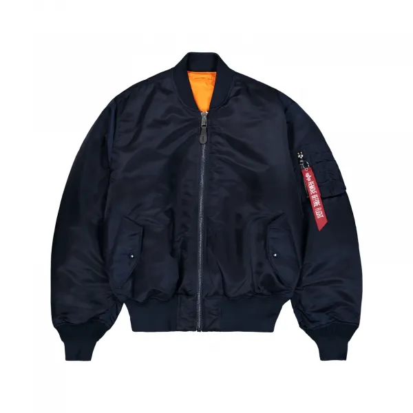 Alpha Industries MA-1 Heritage Bomber Jacket "Rep. Blue" (100101-07-REP-BLUE)