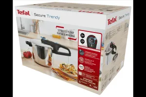 Tlakový hrniec Tefal Secure Trendy 8 l P2584401 Nerezový/Čierny