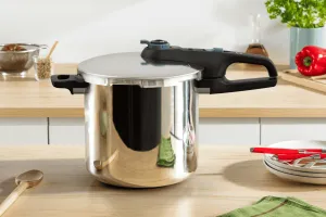 Tlakový hrniec Tefal Secure Trendy 8 l P2584401 Nerezový/Čierny