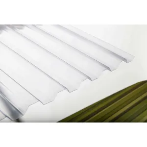 Gutta Vlnitá doska Guttagliss PVC trapéz, 0,8 mm, 70/18, číra, 200 x 90 cm