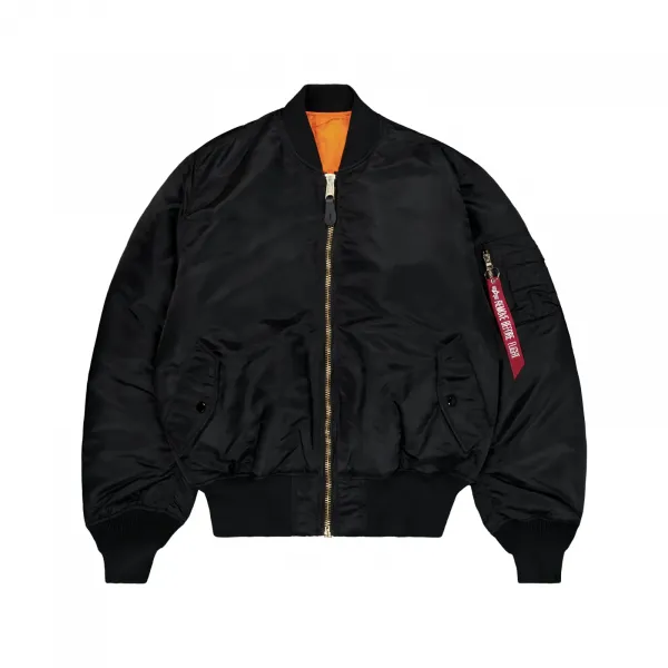 Alpha Industries MA-1 Heritage Bomber Jacket "Black" (100101-03-BLACK)