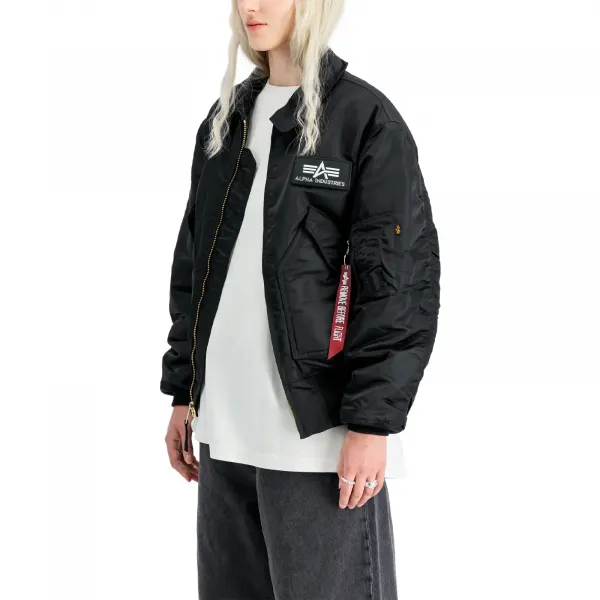 Alpha Industries CWU-45 Heritage Bomber Jacket "Black" (100102-03-BLACK)